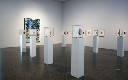 Blick in die Ausstellung – Joan Mitchell – The Sketchbook Drawings