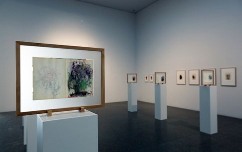 Blick in die Ausstellung – Joan Mitchell – The Sketchbook Drawings