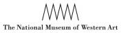 Logo_The National Museum of Western Art in Tokio Logo_The National Museum of Western Art in Tokio