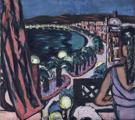 Max Beckmann, Promenade des Anglais in Nizza, 1947