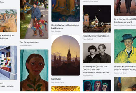 Screenshot des Profils des Museum Folkwang auf Google Arts & Culture