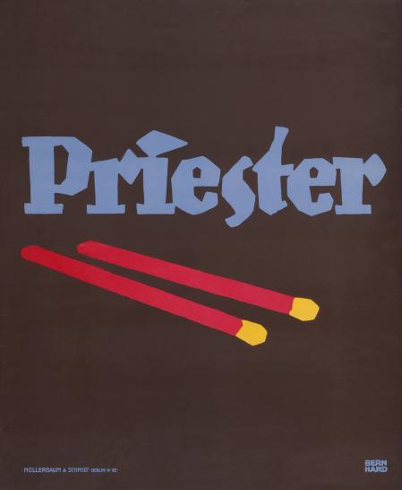 Lucian Bernhard Priester [Hölzer], 1915