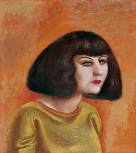 Otto Dix, Bildnis Frau Martha Dix, 1928