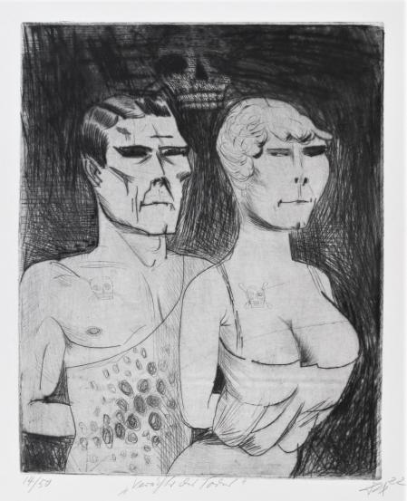 Otto Dix, Verächter des Todes, 1922