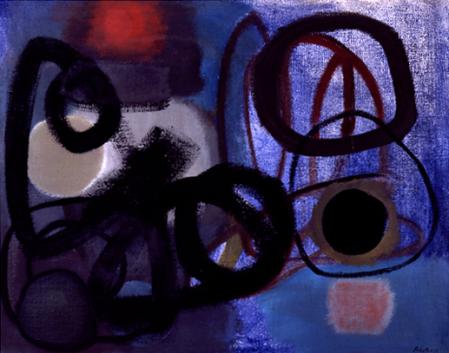 Fritz Winter, Kreisend, 1953