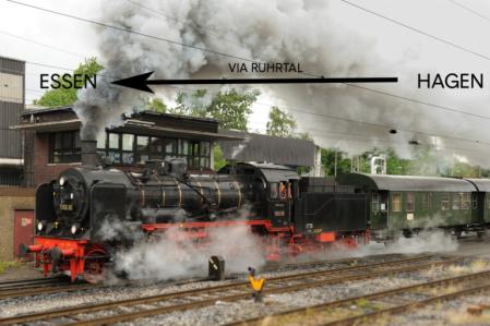 Fahrt Hagen - Essen, Montage