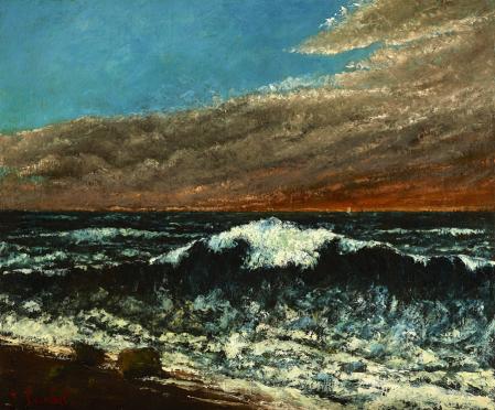 Gustave Courbet, La vague, 1870