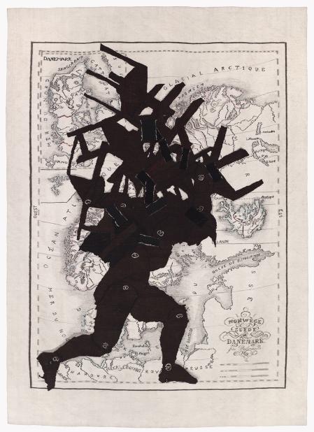 William Kentridge Norwège, Suède et Danemark (Porter with Chairs), 2005 © William Kentridge, 2025