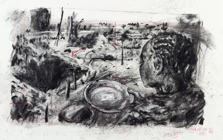 William Kentridge, Drawing for City Deep, 2019