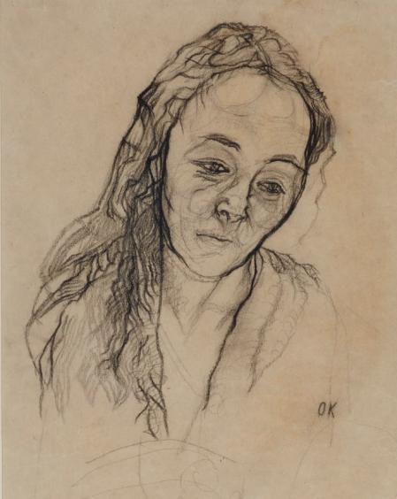 Oskar Kokoschka, Frauenbildnis (Alma Mahler), 1912