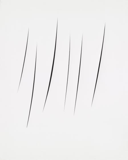 Lucio Fontana, Concetto spaziale ›attese‹, 1958-65