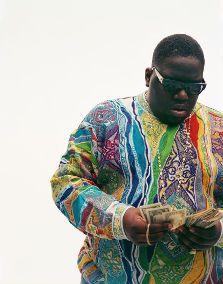 Dana Lixenberg, Christopher Wallace (Biggie), 1996 Inkjet Print, 102 x 81 cm © Dana Lixenberg & Grimm Gallery