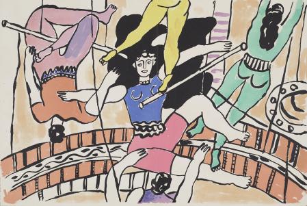 Fernand Léger, Ohne Titel, 1950, Aus dem Portfolio Cirque