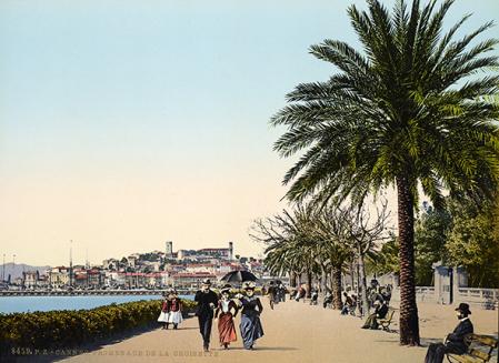P. Z. (Photoglob Zürich), Promenade de la Croisette, Cannes, Frankreich, 1897
