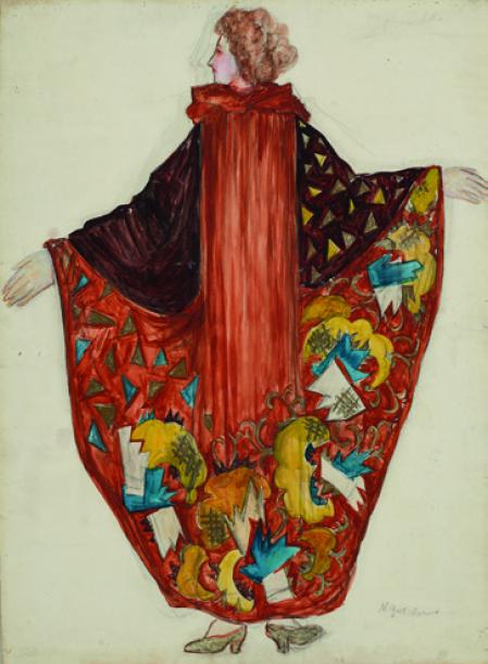 Natalija Sergejewna Gontscharowa Kostümentwurf für das Petruschka Ballett, 1911–1914