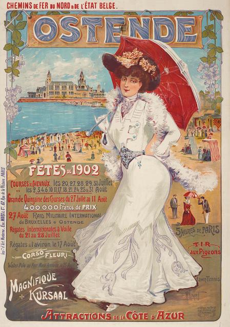 René Leverd, Ostende, Fêtes de 1902