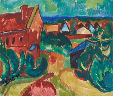 Karl Schmidt-Rottluff, Kurische Nehrung, 1914