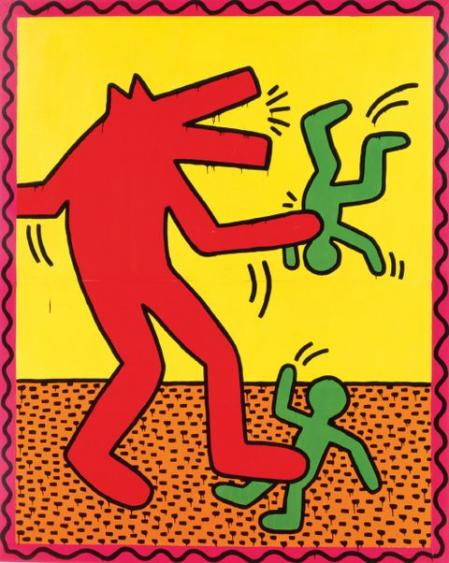 Keith Haring, Untitled, 1982 Privatsammlung, courtesy of Gladstone Gallery