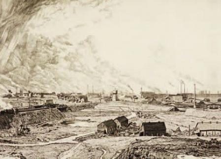 Hermann Kätelhön, Stadt der Arbeit. Mine Bochum, undatiert