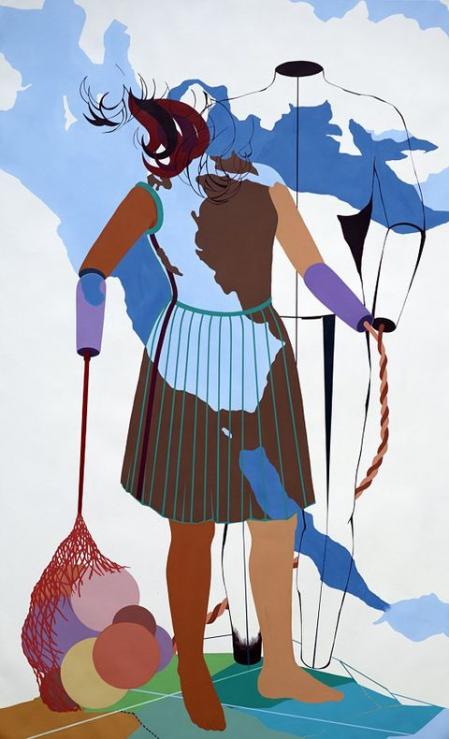 Otobong Nkanga Tracing Confessions, Detail, 2015