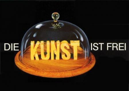 Klaus Staeck, Die Kunst ist frei, 1987