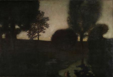 Franz von Stuck Abendlandschaft, 1891