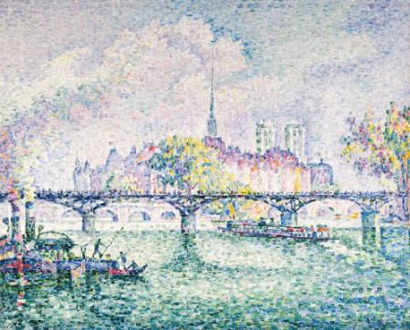Paul Signac, Der Pont des Arts , 1912