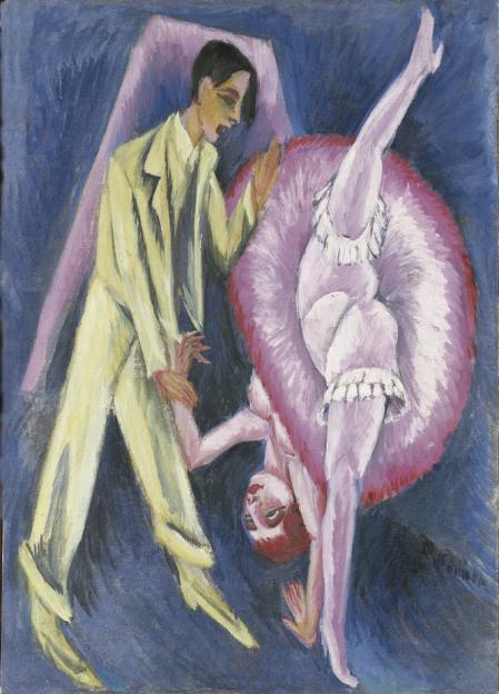 Ernst Ludwig Kirchner, Tanzpaar, 1914