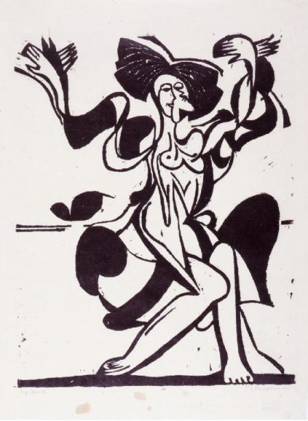 Ernst Ludwig Kirchner, Die tanzende Mary Wigman, 1933