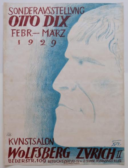 Otto Dix, Sonderausstelung Otto Dix Kunstsalon Wolfsberg, 1929