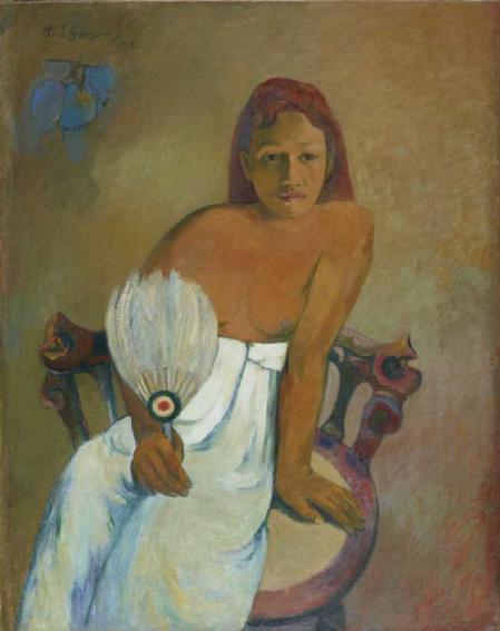Paul Gauguin, Mädchen mit Fächer, 1902