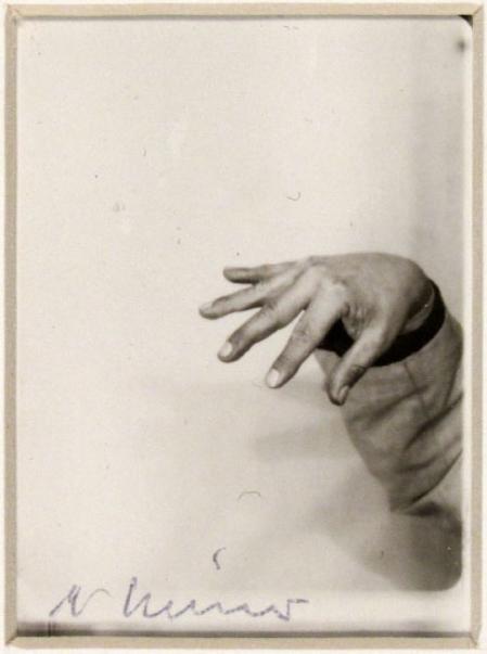 Arnulf Rainer, o.T. (Hand, Automatenporträt), um 1969