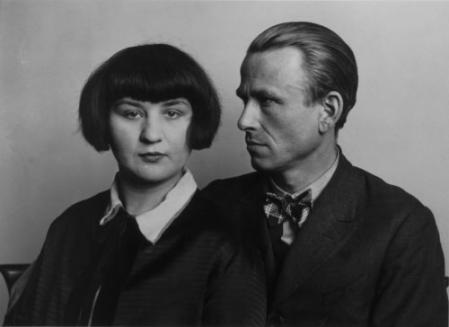 August Sander, Malerehepaar [Martha und Otto Dix], 1925/26