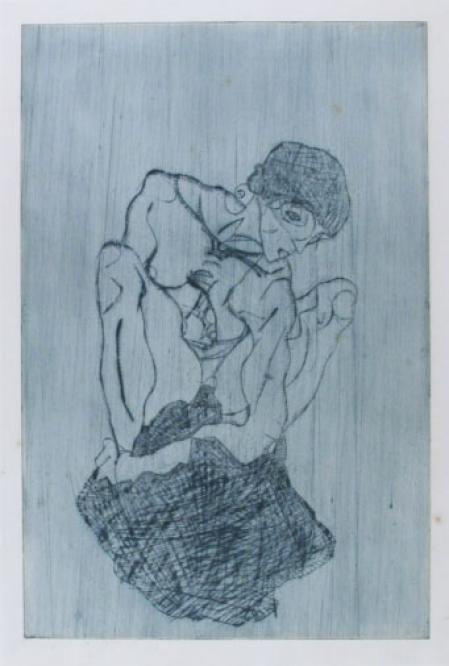 Egon Schiele, Kümmernis, 1914