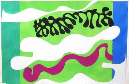 Henri Matisse, Le lagon aus der Mappe Jazz, 1947