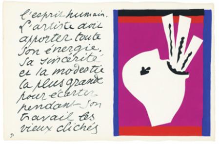 Henri Matisse L’avaleur de sabres aus der Mappe Jazz, 1947