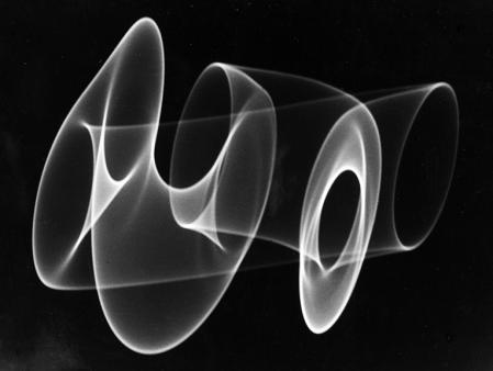 Herbert W. Franke Ohne Titel, aus der Serie Tanz der Elektronen, 1958/59 &copy; art meets science &ndash; Stiftung Herbert W. Franke