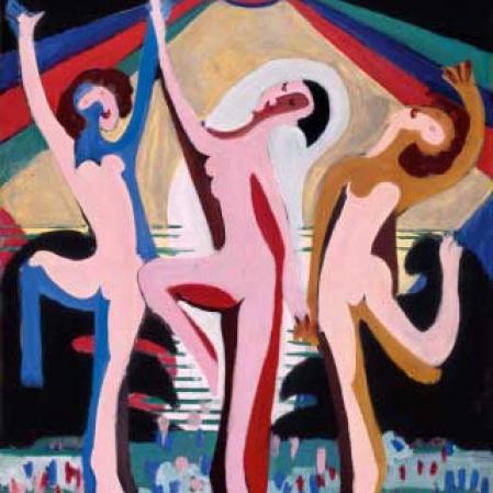 Ernst Ludwig Kirchner, Farbentanz I, 1932 Ernst Ludwig Kirchner, Farbentanz I, 1932