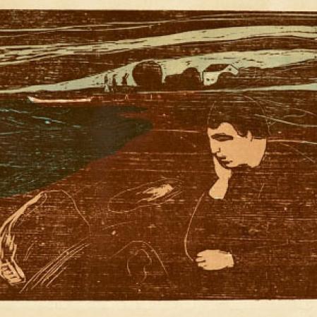 Edvard Munch, Melankoli III, 1902