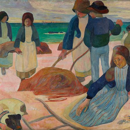 Paul Gauguin, Bretonische Tangsammlerinnen (II), 1889