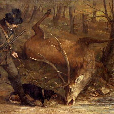 Gustave Courbet, Le Chasseur allemande, 1859 &copy; Collection Mus&eacute;e de Lon-le-Saunier/Jean-Loup Mathieu