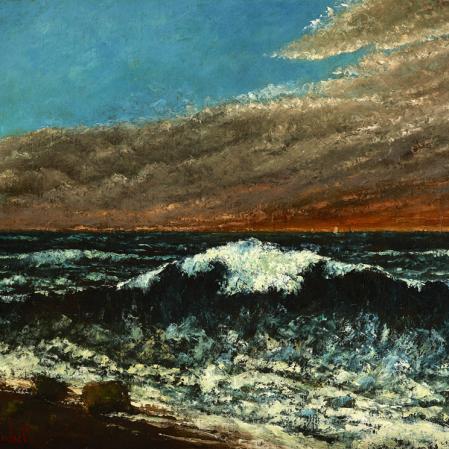 Gustave Courbet, La vague, 1870