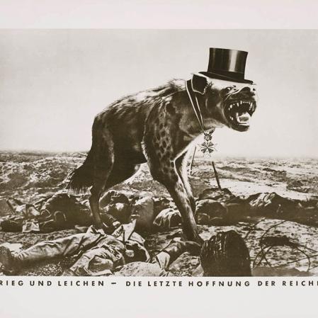 John Heartfield Krieg und Leichen – die letzte Hoffnung der Reichen, 1932 (Reprint 1974) Blatt 11 der Mappe 33 Fotomontagen