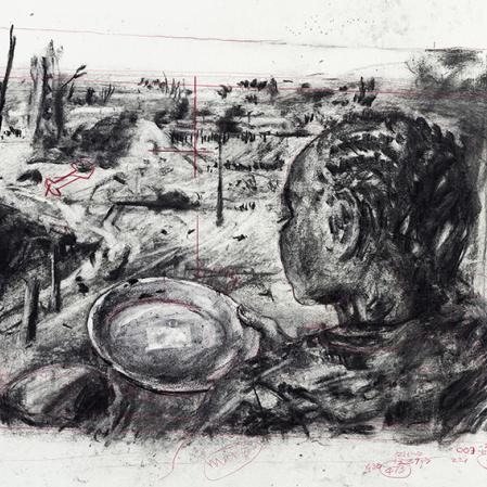 William Kentridge, Drawing for City Deep, 2019