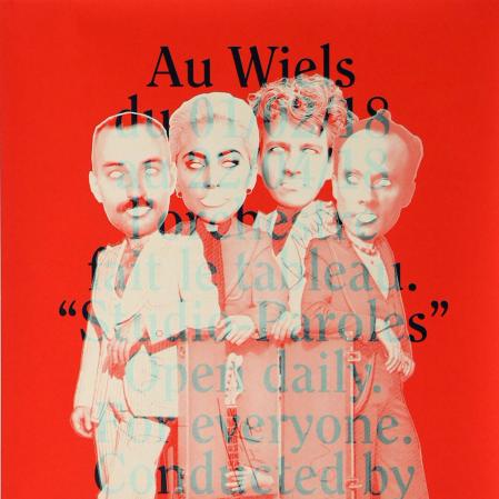 Sa&acirc;dane Afif Au Wiels du 01/02/18 au 22/04/18 / l'orchestre fait le tableau. / &ldquo;Studio Paroles&rdquo; (Louis und Augustin), Br&uuml;ssel, 2018