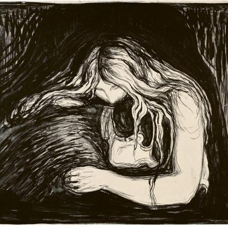 Edvard Munch Vampire II, 1895/1902