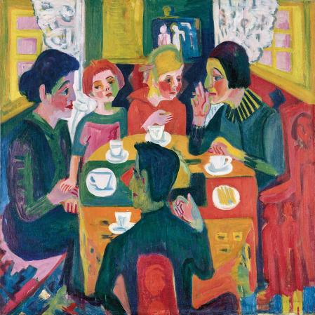 Ernst Ludwig Kirchner, Kaffeetisch, 1923/24