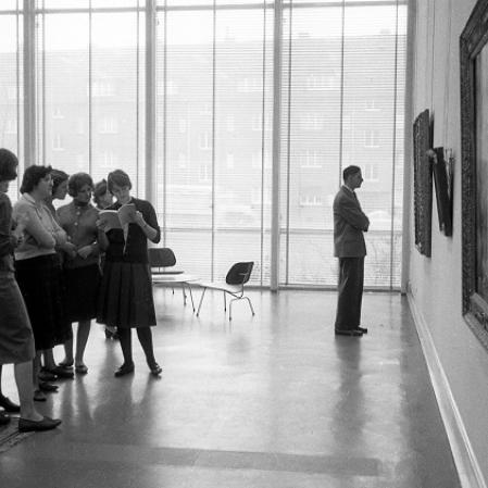 Ausstellungsraum im Museum Folkwang Fotograf: Rolf Epha, ca. 1965