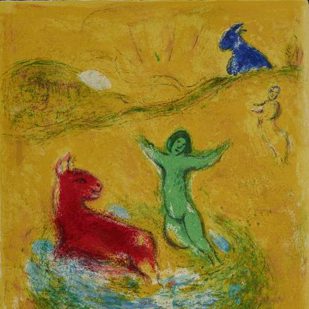 Marc Chagall Le piège à loup (Die Wolfsfalle), 1961