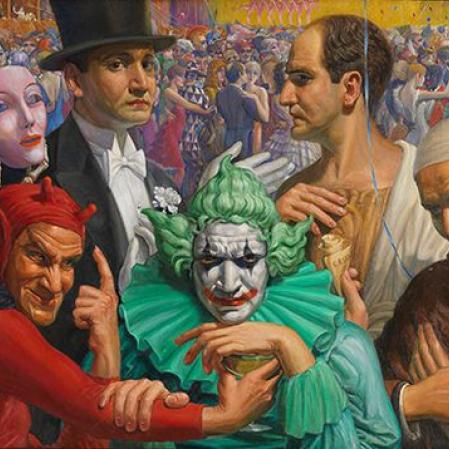 Cesare Sofianopulo Maschere, 1930 Masken Museo Revoltella